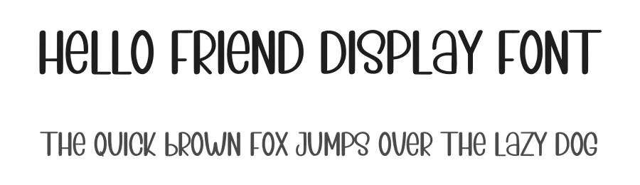 Hello Friend Display Font by inermediaSTUDIO — Script Handwritten Font