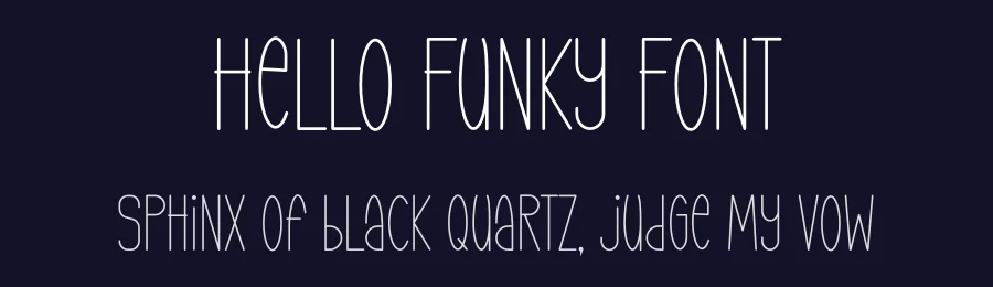 Hello Funky Font by Manlogs Studio — Decorative Font — thumbnail 2