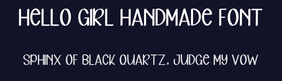Hello Girl Handmade Font by inermediaSTUDIO — Display Font — thumbnail 2