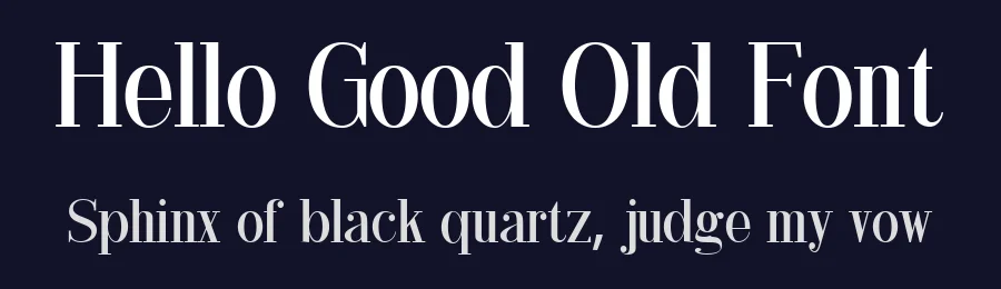 Hello Good Old Font by Rachmad bagus f — Decorative Font — thumbnail 2