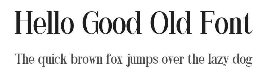 Hello Good Old Font by Rachmad bagus f — Decorative Font