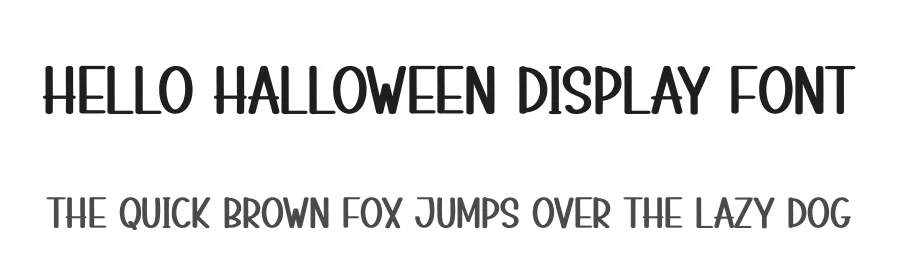 Hello Halloween Display Font by creativeletter — Display Font