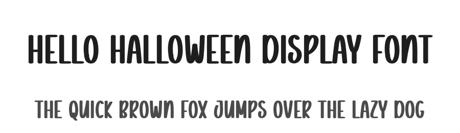 Hello Halloween Display Font by creativeletter — Display Font