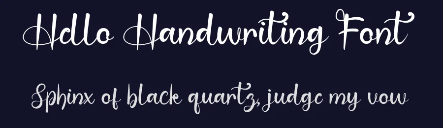 Hello Handwriting Font by kateengciu — Script Handwritten Font — thumbnail 2
