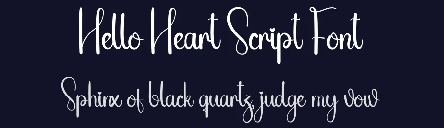 Hello Heart Script Font by creativeletter — Script Handwritten Font — thumbnail 2