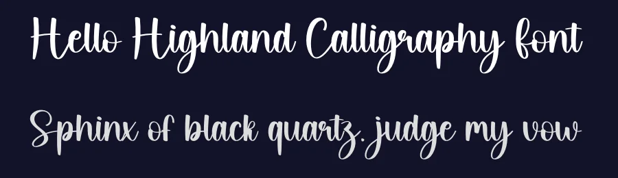 Hello Highland Calligraphy Font by andikastudio — Script Handwritten Font — thumbnail 2