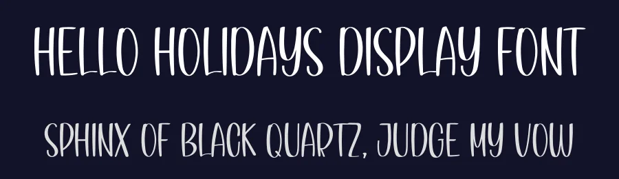 Hello Holidays Display Font by inermediaSTUDIO — Script Handwritten Font — thumbnail 2