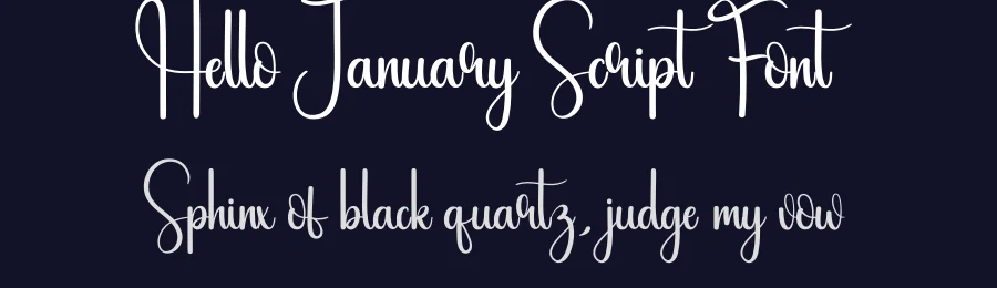 Hello January Script Font by andikastudio — Script Handwritten Font — thumbnail 2