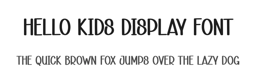 Hello Kids Display Font by andikastudio — Display Font
