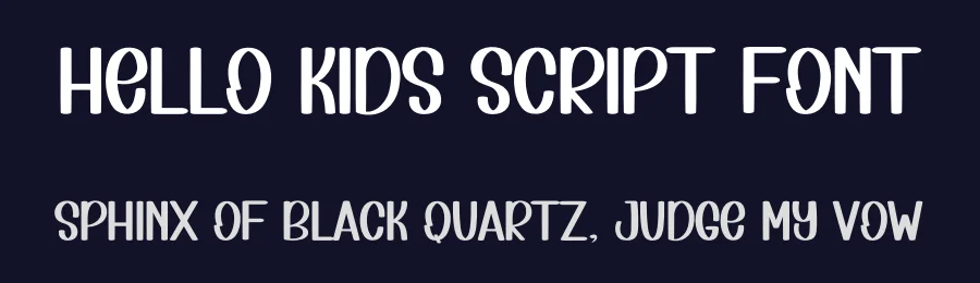Hello Kids Script Font by inermediaSTUDIO — Script Handwritten Font — thumbnail 2