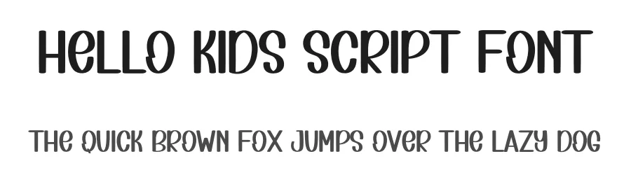 Hello Kids Script Font by inermediaSTUDIO — Script Handwritten Font