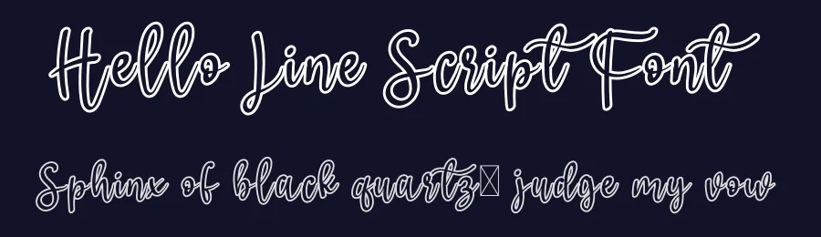 Hello Line Script Font by andikastudio — Script Handwritten Font — thumbnail 2