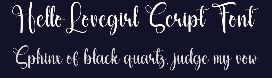 Hello Lovegirl Script Font by creativeletter — Script Handwritten Font — thumbnail 2