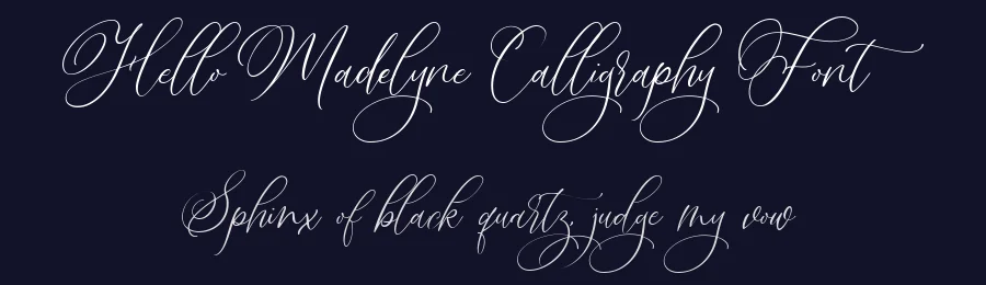 Hello Madelyne Calligraphy Font by Type Factory — Script Handwritten Font — thumbnail 2