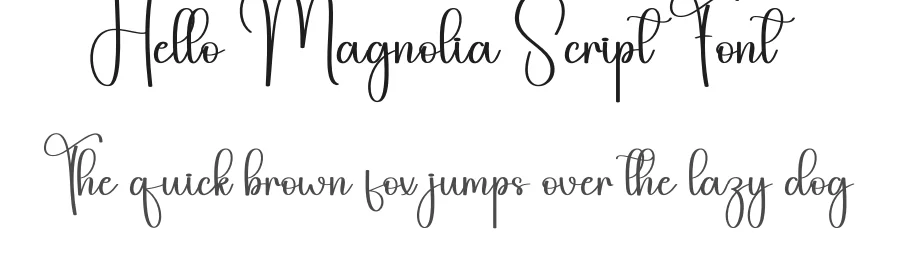 Hello Magnolia Script Font by andikastudio — Script Handwritten Font