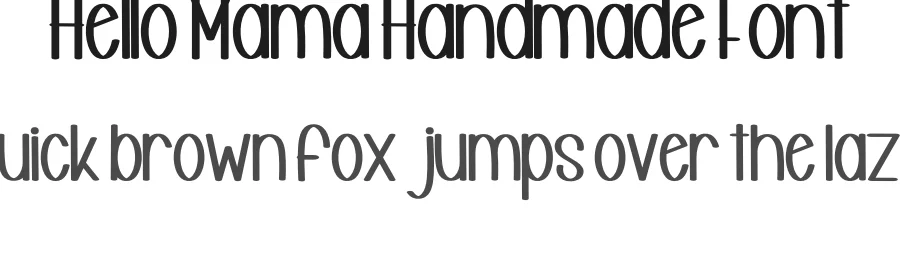 Hello Mama Handmade Font by inermediaSTUDIO — Display Font
