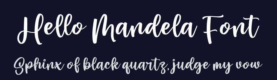 Hello Mandela Font by perspectype — Script Handwritten Font — thumbnail 2