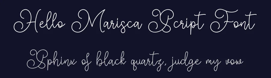Hello Marisca Script Font by Rantautype — Script Handwritten Font — thumbnail 2