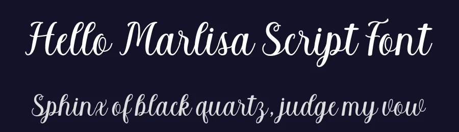 Hello Marlisa Script Font by stripesstudio — Script Handwritten Font — thumbnail 2