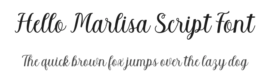 Hello Marlisa Script Font by stripesstudio — Script Handwritten Font