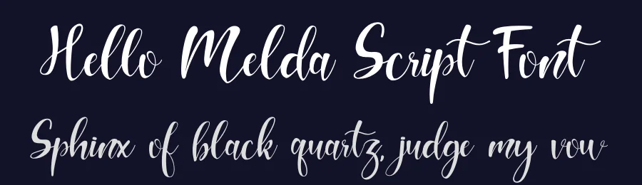 Hello Melda Script Font by pandanwangi — Script Handwritten Font — thumbnail 2