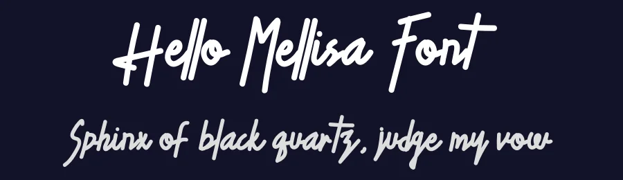 Hello Mellisa Font by Eddy Goodboy — Script Handwritten Font — thumbnail 2