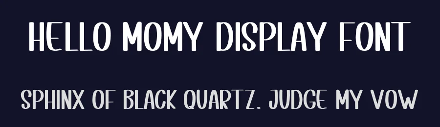 Hello Momy Display Font by inermediaSTUDIO — Display Font — thumbnail 2
