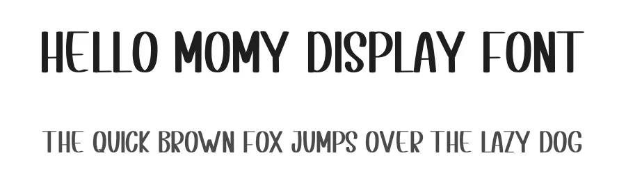 Hello Momy Display Font by inermediaSTUDIO — Display Font
