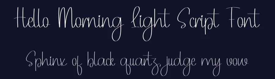 Hello Morning Light Script Font by inermediaSTUDIO — Script Handwritten Font — thumbnail 2