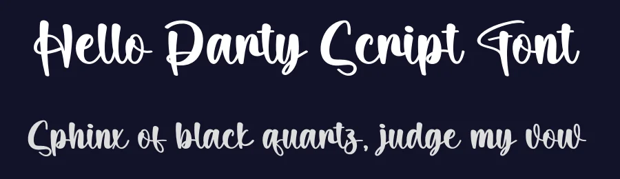 Hello Party Script Font by creativeletter — Script Handwritten Font — thumbnail 2