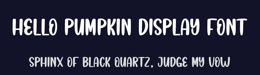 Hello Pumpkin Display Font by andikastudio — Display Font — thumbnail 2