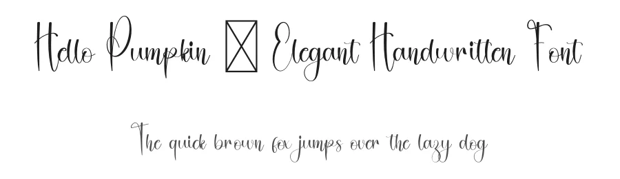 Hello Pumpkin โ Elegant Handwritten Font by freshtypeink โ Script Handwritten Font