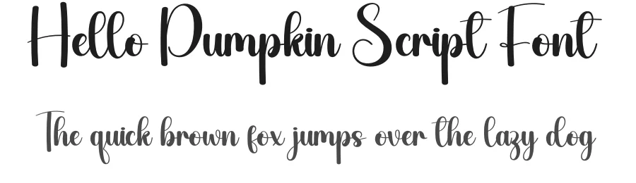 Hello Pumpkin Script Font by creativeletter — Script Handwritten Font