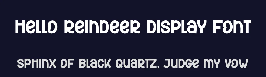 Hello Reindeer Display Font by andikastudio — Display Font — thumbnail 2