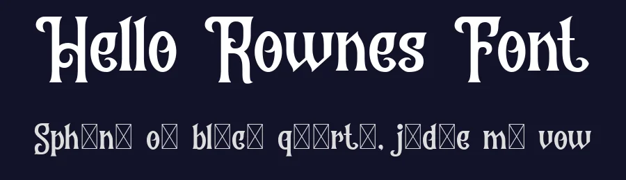 Hello Rownes Font by Imoodev — Decorative Font — thumbnail 2