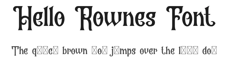 Hello Rownes Font by Imoodev โ Decorative Font