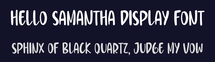 Hello Samantha Display Font by inermediaSTUDIO — Display Font — thumbnail 2