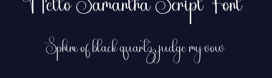 Hello Samantha Script Font by inermediaSTUDIO — Script Handwritten Font — thumbnail 2
