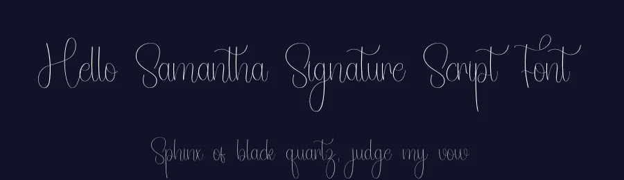 Hello Samantha Signature Script Font by inermediaSTUDIO — Script Handwritten Font — thumbnail 2