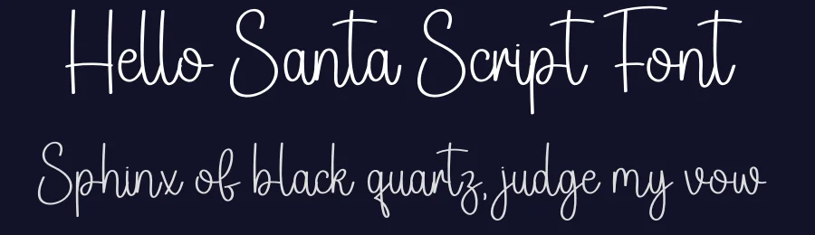 Hello Santa Script Font by creativeletter — Script Handwritten Font — thumbnail 2