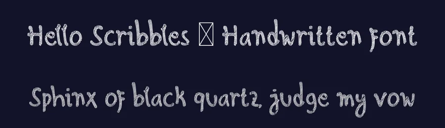 Hello Scribbles – Handwritten font by wellscriptstudio — Script Handwritten Font — thumbnail 2