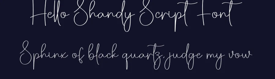 Hello Shandy Script Font by creativeletter — Script Handwritten Font — thumbnail 2