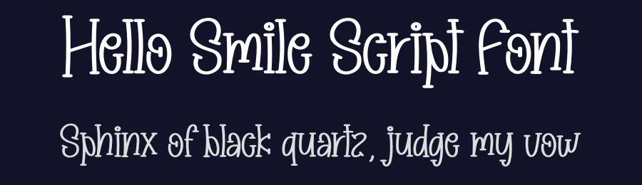 Hello Smile Script Font by creativeletter — Display Font — thumbnail 2