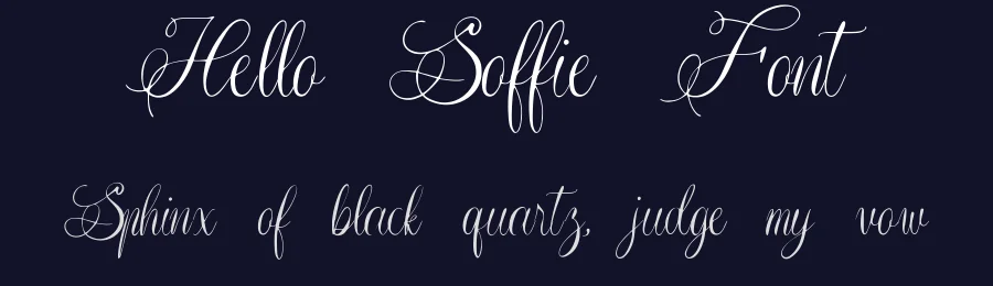 Hello Soffie Font by qwrtype — Script Handwritten Font — thumbnail 2
