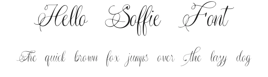 Hello Soffie Font by qwrtype — Script Handwritten Font