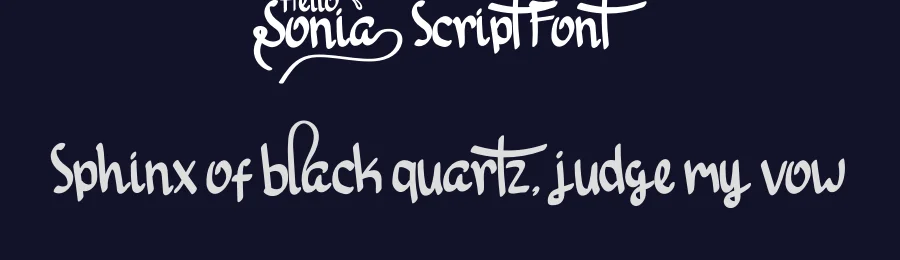 Hello Sonia Script Font by inermediaSTUDIO — Script Handwritten Font — thumbnail 2