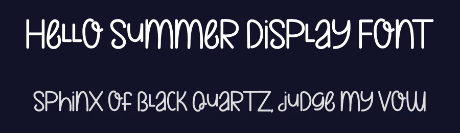 Hello Summer Display Font by inermediaSTUDIO — Display Font — thumbnail 2