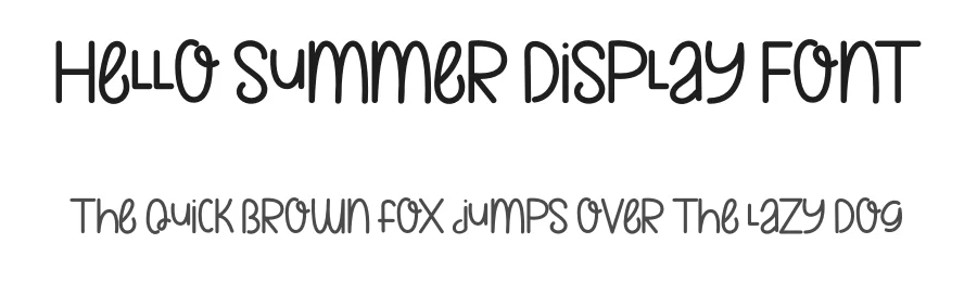 Hello Summer Display Font by inermediaSTUDIO — Display Font