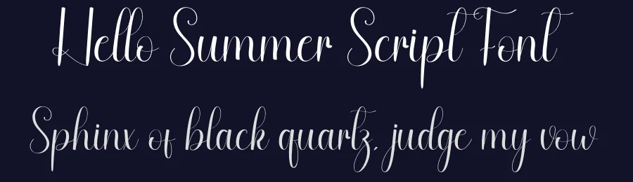 Hello Summer Script Font by andikastudio — Script Handwritten Font — thumbnail 2