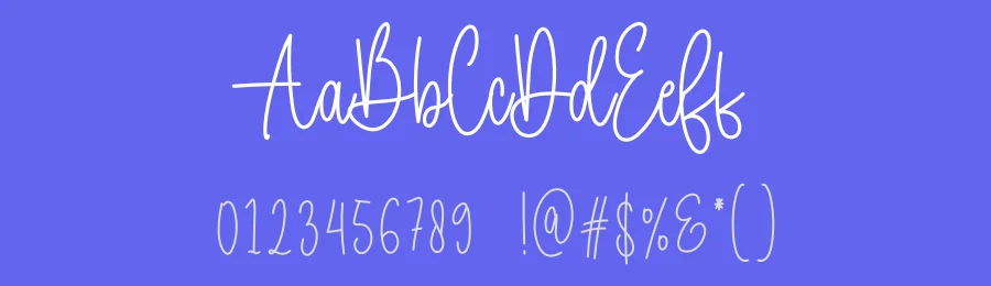 Hello Sweet Script Font by creativeletter — Script Handwritten Font — thumbnail 3